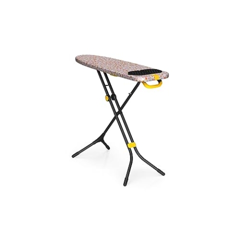 Joseph Joseph Glide Bügeltisch mit kompakten Beinen und integrierter Dampfbügeleisenablage, 110 x 33cm, Bedruckter Baumwollbezug, Pfirsichblüte