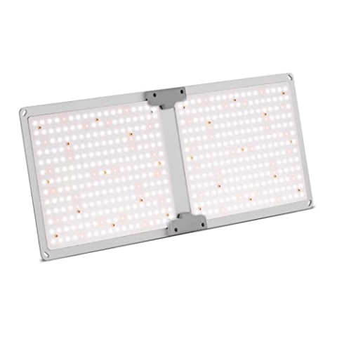 Hillvert HT-WEDGE-2000GL LED-Pflanzenlampe 2000 W Vollspektrum 468 LED 20.000 Lumen Lebensdauer: 50,000 h 6 x 24 x 6 cm mit Hängevorrichtung Pflanzenlampe Pflanzenleuchte Wachstumslicht Pflanzenlicht