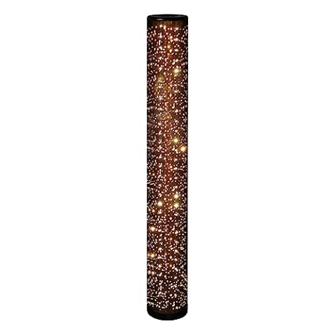 Reality Leuchten LED Stehleuchte Taco R42801002, Schirm Stoff, inkl. 8 Watt LED, Starlight Effekt