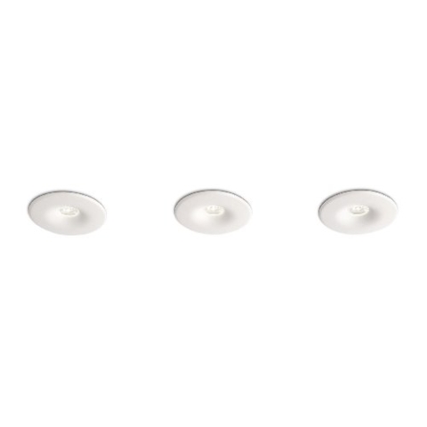 Philips Smart Spots LED-Einbauspot Set Merope 3-flammig 2 W, weiß 598433116