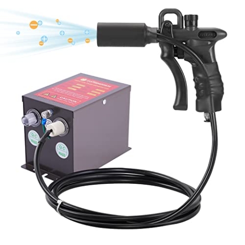 YUCHENGTECH ESD Antistatische Luftpistole Ionisierende Luftpistole Statischer Eliminator mit 7KV Hochspannungsgenerator Eingebaute Ionennadel ±10V Ionengleichgewicht Industrielle Statischer Eliminator