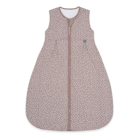 emma & noah Baby Schlafsack 1.0 TOG, Ganzjahres Schlafsack für den Frühling, Sommer und Herbst, 100% Bio-Baumwolle, Oeko-TEX Zertifiziert, Strampelsack für Neugeborene (Blume Berry, 80 cm)