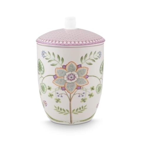 PIP STUDIO Lily&Lotus Vorratsdose Weiss/bunt 1,5l