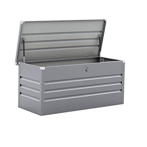 habitat et jardin Gartenbox aus Metall Store 680 l - silberfarben
