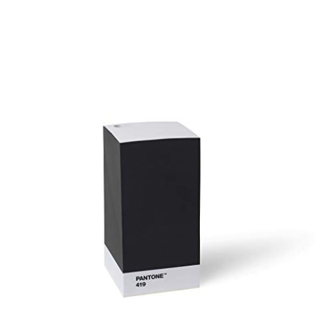 Pantone Klebezettel-Block, Notizblock 1400 Stück, Sticky Note Pad, Black 419, 1400 Blatt
