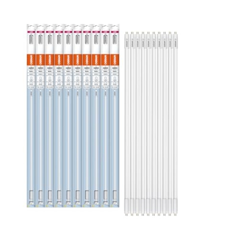 OSRAM LED TUBE T5 HF HE21 849 mm, lineare LED-Röhre, 10W, 1500lm,4000K, kaltweißes Licht, LED-Ersatz für herkömmliche T5-Leuchtstoffröhren mit G5 Sockel, lange Lebensdauer, energiesparend,10-Pack
