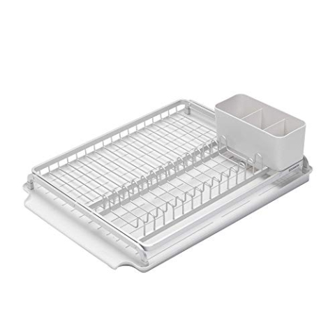 Brabantia Abtropfgestell, Aluminium/Kunststoff, Licht Grau, 13.4 x 50.6 x 39.8 cm