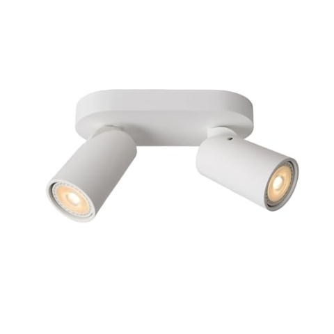 LUCIDE XYRUS - Deckenstrahler - LED Dim to warm - GU10-2x5W 2200K/3000K - Weiß