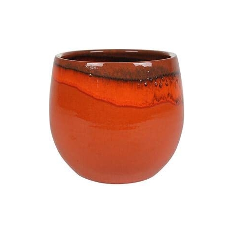 Ter Steege Blumentopf Orange D 29 cm H 26 cm