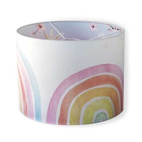 Hartendief Drei Regenbogen Pendelleuchte | Für Baby- & Kinderzimmer | Kinderzimmerdesign | Handgemalt & nachhaltig | Deckenleuchte | Deckenlampe | Pendellampe
