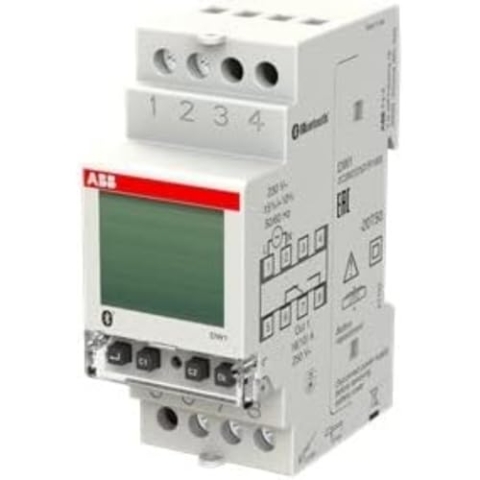 ABB Wochen-Zeitschaltuhr 1-Kanal Bluetooth DW 1 Weiß