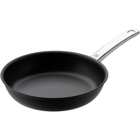 WMF Steak Profi Bratpfanne 24 cm Induktion, Steakpfanne ideal für scharfes Anbraten, Mehrschichtmaterial, Rapid Heat Control, Grillpfanne beschichtet