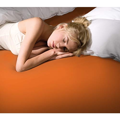 Bella-Donna Bella-Donna Jersey Spannbettlaken, Mango, 180 cm x 200 cm