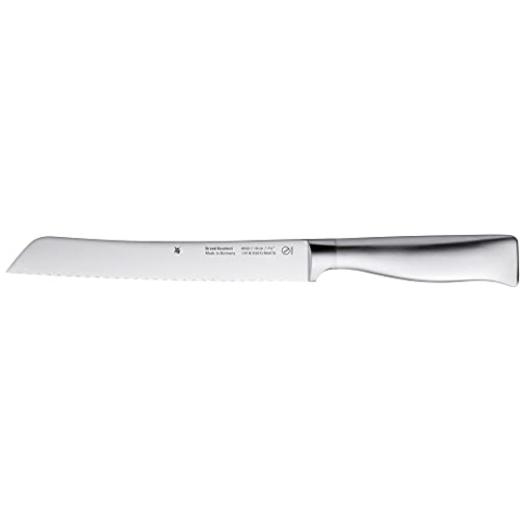 WMF Grand Gourmet Brotmesser Wellenschliff 32 cm, Made in Germany, Brötchenmesser, Messer geschmiedet, Performance Cut, Klingenstahl, Klinge 19 cm