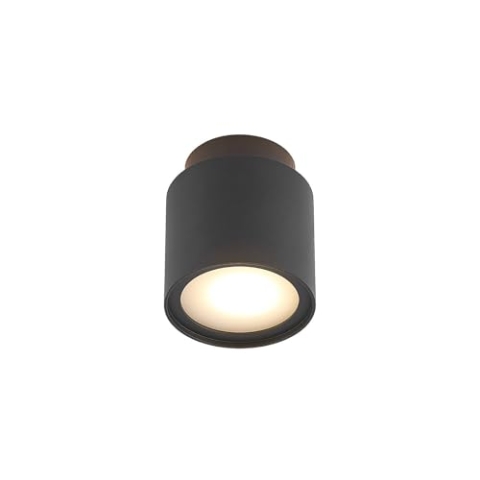 Arcchio Deckenlampe 'Walisa' (Modern) in Schwarz aus Aluminium (2 flammig, GU10) - Deckenleuchte, Lampe, Wohnzimmerleuchte