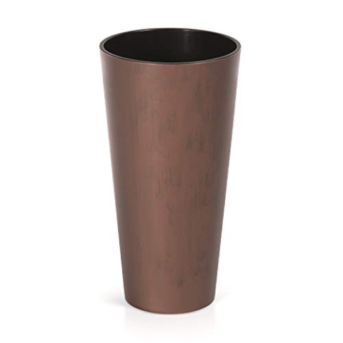 TUBUS SLIM CORTEN 64L Topf, mit Tank, Abmessungen (mm) 400x400x762, Kupferfarbe