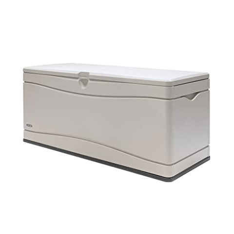 LIFETIME 60040 Aufbewahrungsbox für den Außenbereich, 492 Liter, Wüstensand, 152,4 x 61 x 67,3 cm