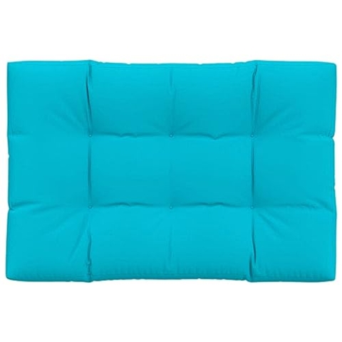 vidaXL Palettenkissen, Kissen für Gartenmöbel Hocker Sofa, Wasserabweisendes Sofakissen, Sitzkissen Palettenpolster Gartenkissen, Türkis Stoff