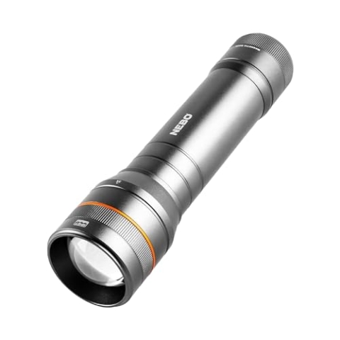 NEBO Newton LED-Taschenlampe, 1000 Lumen, wasserdicht, AA-Batterie, mit Magnetfuß, Schwarz, NEB-FLT-0016-G