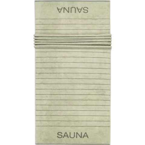 Cawö Home Saunatücher Balance Doubleface 6237 Wasabi - 44 80x200 cm