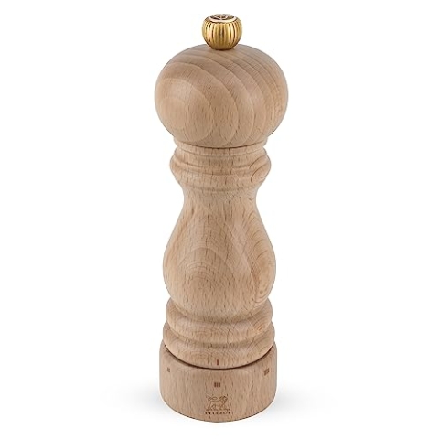 PEUGEOT Paris Manuelle Salzmühle, Mahlgradeinstellung u'Select, Höhe: 18 cm, Holz, Natur, 23393