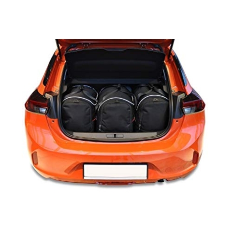 KJUST Dedizierte Reisetaschen 3 stk kompatibel mit OPEL CORSA F (P2JO) 2019+ Car Bags