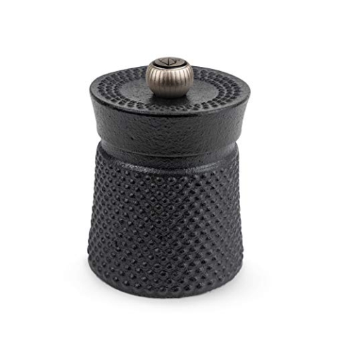 Peugeot 35402 Bali Fonte Pfeffermühle, Cast Iron, Schwarz, 8 cm