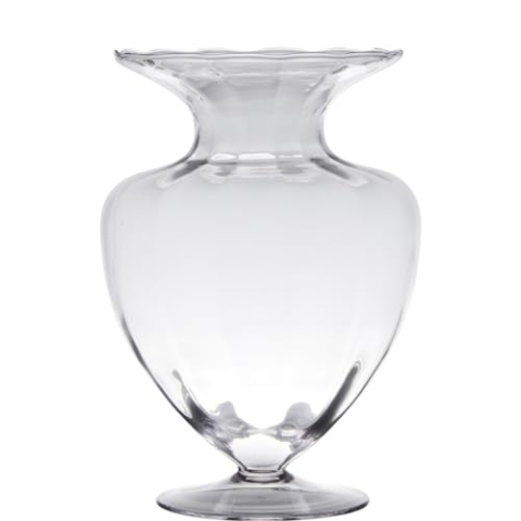 Glasvase Noble bauchig rund H. 33cm D. 23,5cm transparent Glas Hakbijl