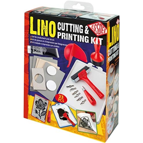 Essdee L5PKR1 Lino-Schneid- und Druckset, 23 Stück