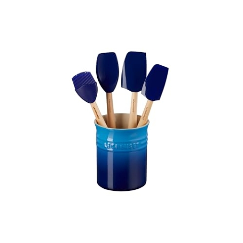 Le Creuset 79003002200000 Utensilienglas, Stoneware, Azure Blue