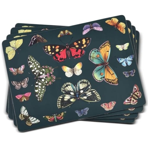 Portmeirion Home & Gifts Platzsets, Kork, Mehrfarbig, 40,1 x 29,8 cm, 4 Stück