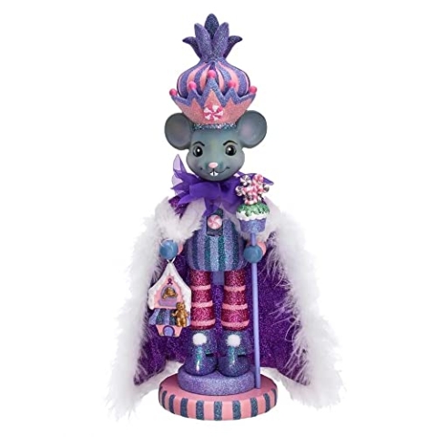 Kurt S. Adler 15-Inch Hollywood Sugar Plum Mouse King Nutcracker Nussknacker, Mehrfarbig