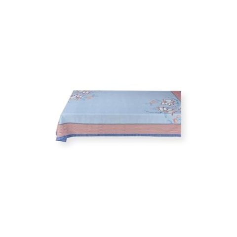 Pip Studio Flower Festival Tischtuch Blau 100x100cm
