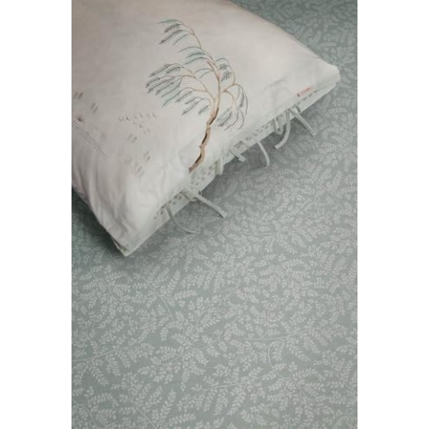 Pip Studio Spanbettlaken Leafy Grün 140x200/220