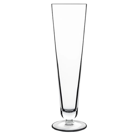 Luigi Bormioli Pilsglas 500 ml PRESTIGE, hochwertiges Bierglas aus Italien, bleifreies Kristallglas für Pilsener Bier (Farbe: Transparent), Menge: 1 x 4 Stück
