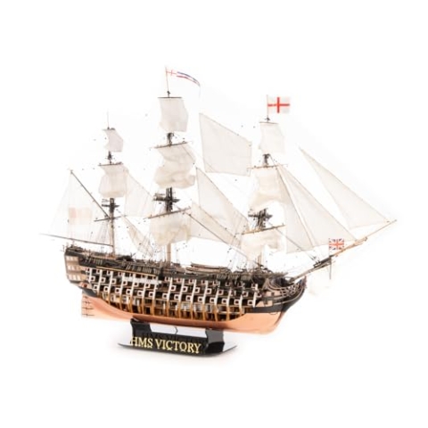 Artesanía Latina - Holzmodellschiff – Englisches Linienschiff, Anatomie Lord Nelson’s HMS Victory, Trafalgar 1805 - Modell 22900-OP, Maßtab 1:84 - Expertenniveau Modellbausatz zum Zusammenbauen