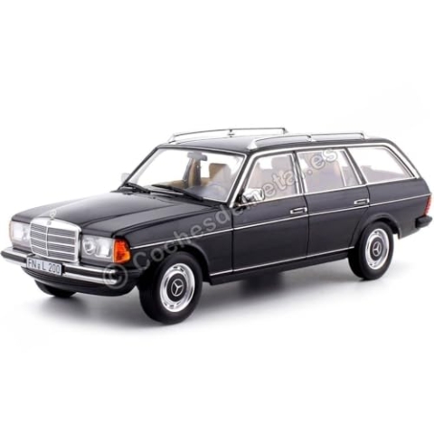 Norev Mercedes-Benz 200 T 1982 - Schwarz - 1:18 - Metall - Modellautoskulptur