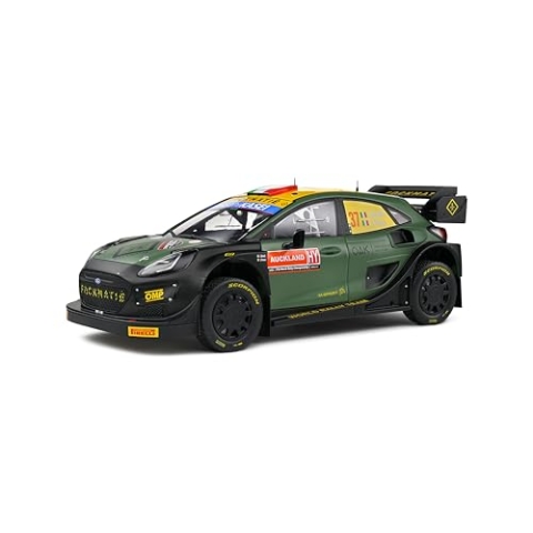Solido 1:18 Ford Puma RALLY1 Hybrid Black #7 BERTELLI/SCATTOLIN Rally New ZE