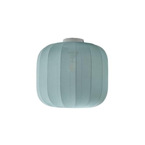 Lindby Deckenlampe Helin (Skandinavisch) in Blau aus Textil (1 flammig, E27) - Deckenleuchte Lampe Wohnzimmerleuchte