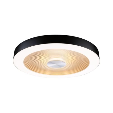 Paulmann 71180 WD Volea IP44 W/D dim LED 25W 400mm Schwarz Gold 230V Kunststoff
