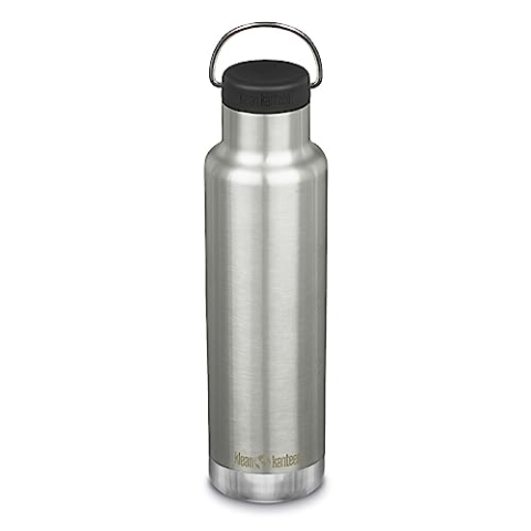 Klean Kanteen Classic Schlaufenkappe Brushed Stainless One Size