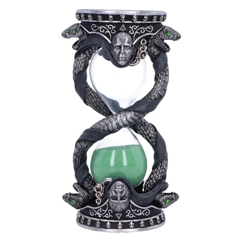 Nemesis Now Harry Potter Lord Voldemort Sanduhr, Harz, Silber, 18,5 cm