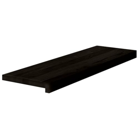 vidaXL Treppenstufen 2 STK. Dunkelbraun 80x30x2 cm Massivholz Eiche, Treppenstufe für Holztreppen, Treppenstufe Holz, Fenstersims, Treppenstufe Eiche