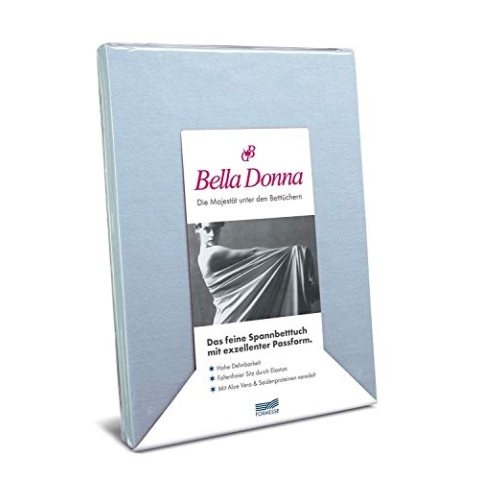 Formesse Spannbettlaken Bella Donna Jersey für Matratzen & Wasserbett 90-190 x 100-220 cm in Hellblau