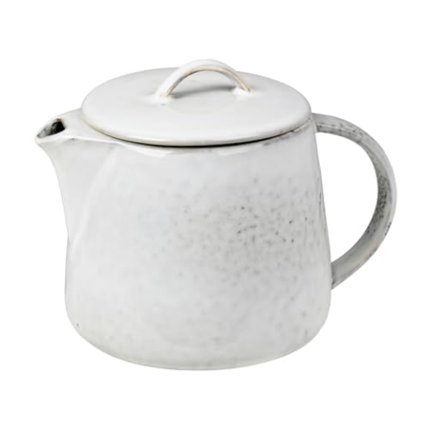 Broste Copenhagen Nordic Sand Teekanne, Steinzeug, 11,6cm, Creme