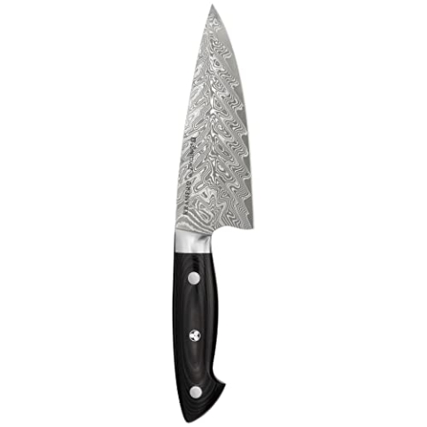 ZWILLING ZWILLING KRAMER Euro Stainless Kochmesser, 16 cm, Rostfreier FC-61-Spezialstahl, Micarta-Griff, Schw