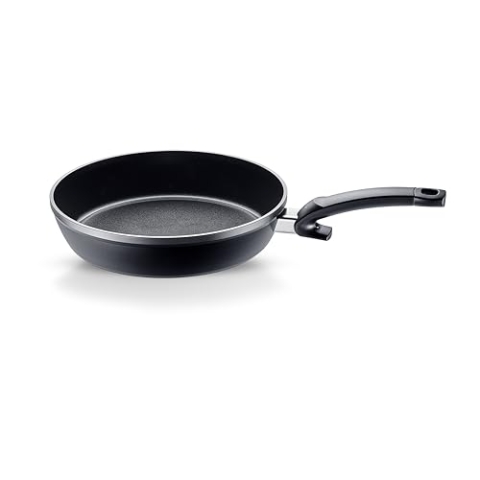 Fissler Ceratal Comfort Orbit Black/Aluminium-Pfanne, Keramik-beschichtet (Ø 24 cm) Ceramic Bratpfanne antihaftend - Induktion