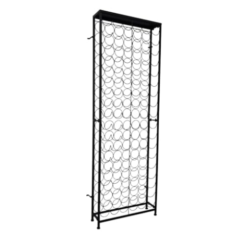 vidaXL Flaschenregal 108 Flaschen Metall Flaschenständer Weinregal Weinständer