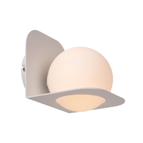 LUCIDE DAVY - Wandleuchte Badezimmer - 1xG9 - IP44 - Weiß