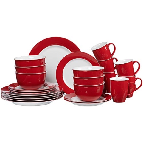 Ritzenhoff & Breker Kombiset Doppio, 24-teilig, Rot